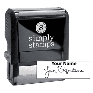 Medium Signature Stamp Top
