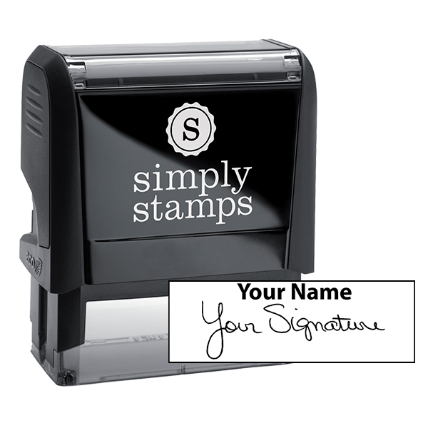 Large Signature Stamp Top