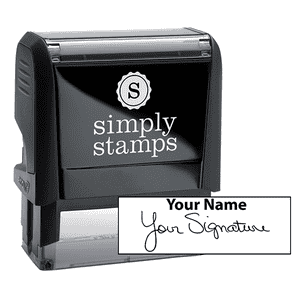 Large Signature Stamp Top