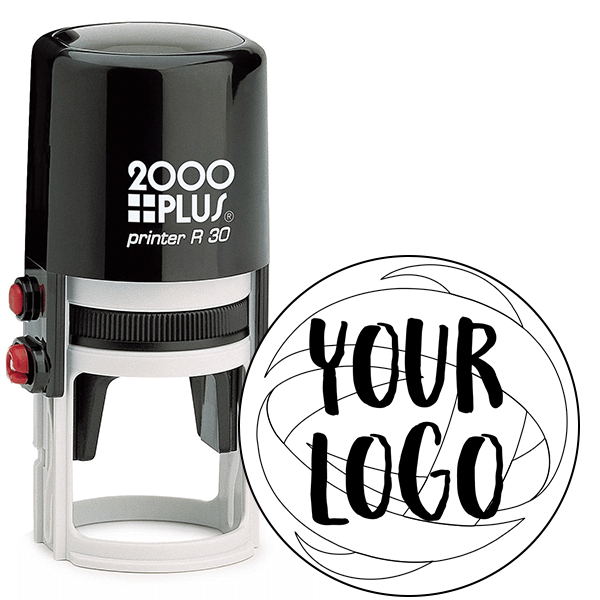 Small Round Logo Stamp