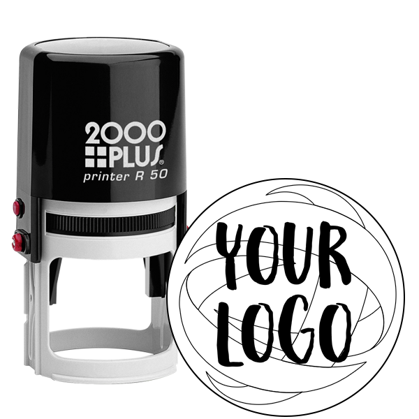 Medium Round Logo Stamp