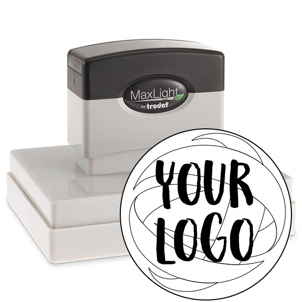 Large Round Logo Stamp