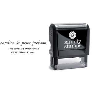 Jackson Handwritten Address Stamp Body and Imprint