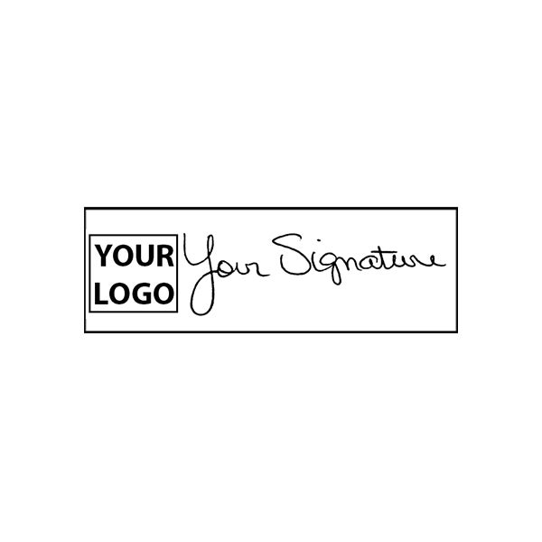 Medium Signature Logo Stamp