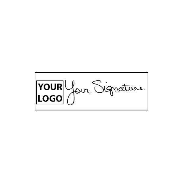 Small Signature Logo Stamp