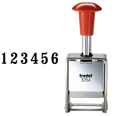 Trodat 5756/M Numbering Machine - alternate view