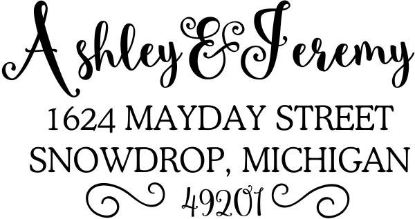 Mayday Address Stamp