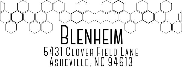 Blenheim Address Stamp