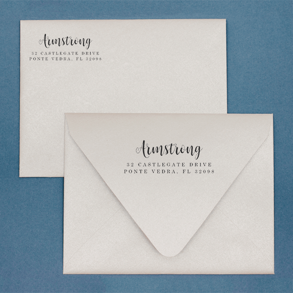 Armstrong European Address Stamp
