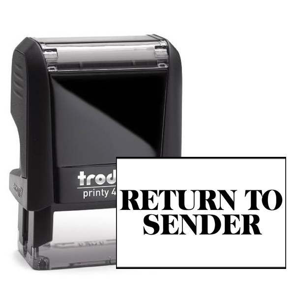 Return to Sender Block Stamp