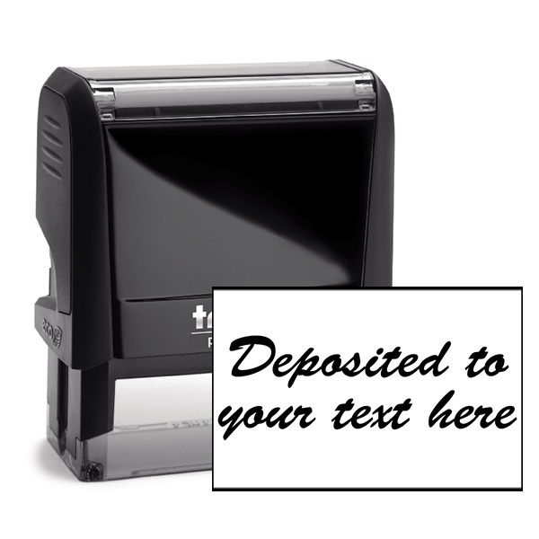 Script Deposited Account Stamp
