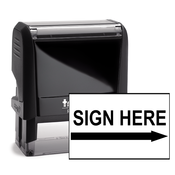 Sign Here Stamp