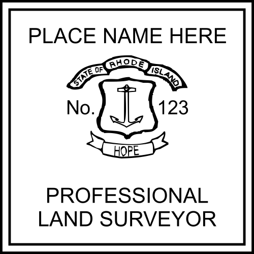 Rhode Island Land Surveyor Seal