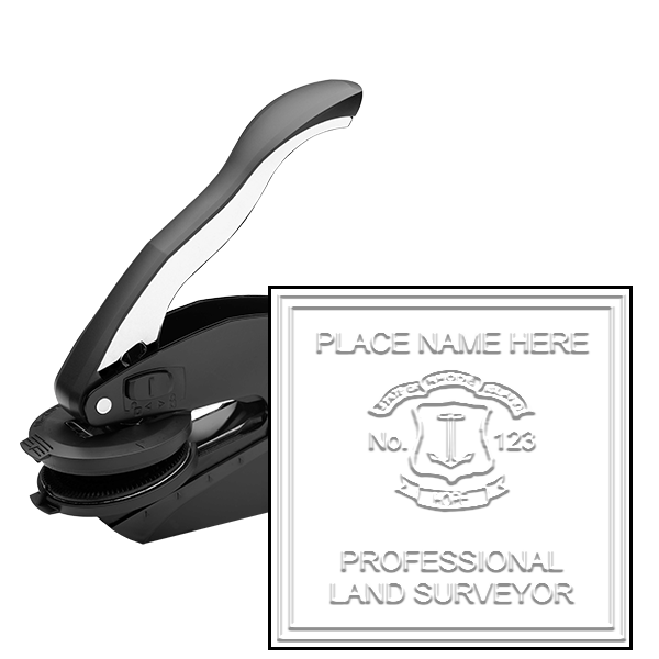 State of Rhode Island Land Surveyor Embosser