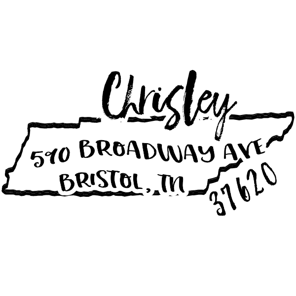 Custom Tennessee Address Stamp