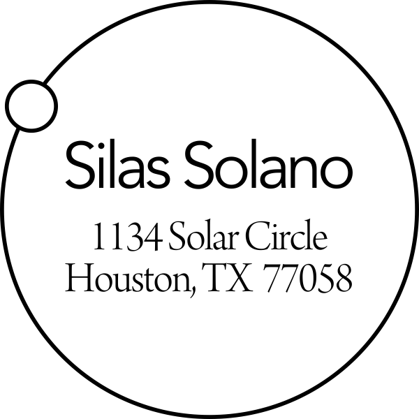 Solano Address Stamp