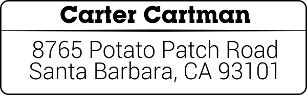 Cartman Address Stamp