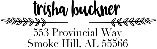 Buckner Return Address Stamp