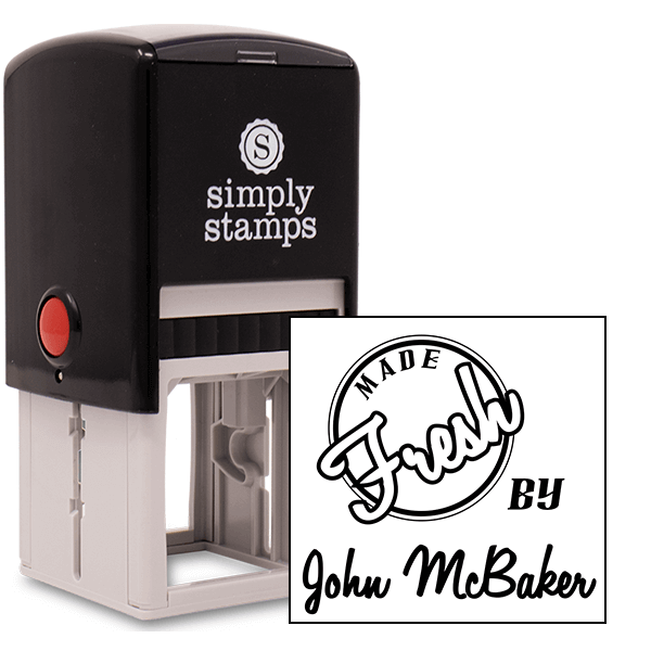Made Fresh Food Packaging Stamp