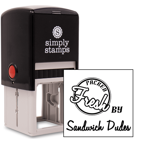 Packed Fresh Food Packaging Stamp
