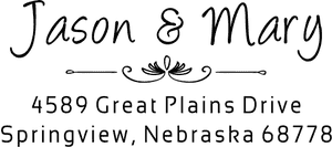 Couple's Address Stamp