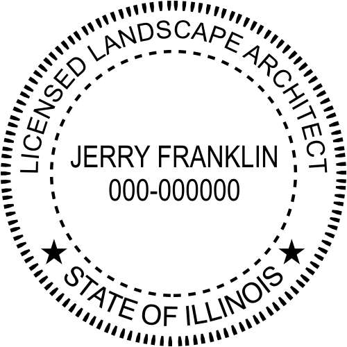 Illinois Landscape Architect Seal