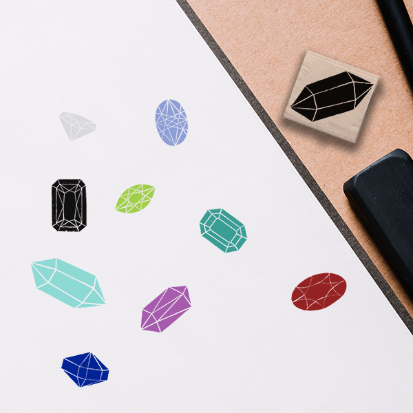 Aquamarine Jewel Stamp