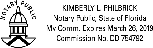 Florida Notary Public Capitol Seal