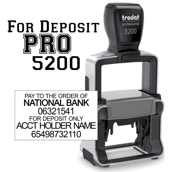 Trodat Professional 5200 For Deposit Stamp
