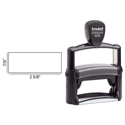 Signature Trodat Professional 5205 Stamp with 1" x 2.75" Impression Size - alternate view