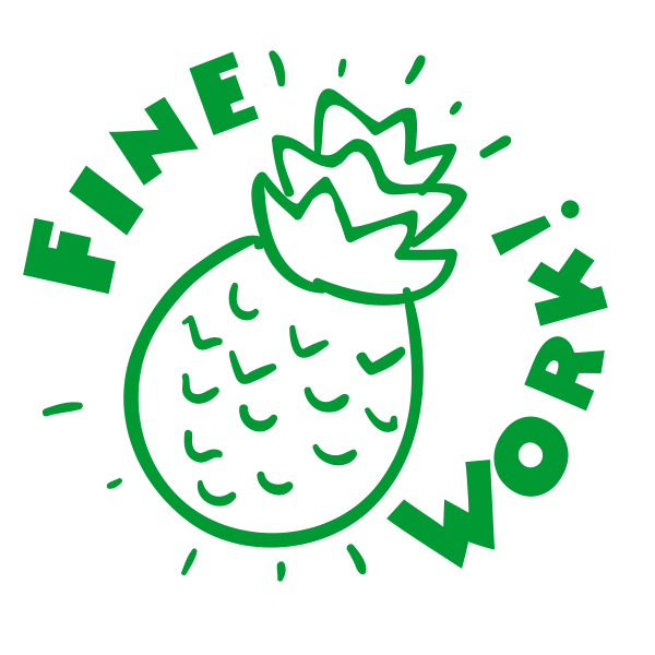 Fine Work Pineapple Stamp