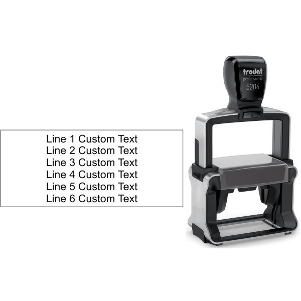 Trodat Professional 5204 Custom Text Stamp