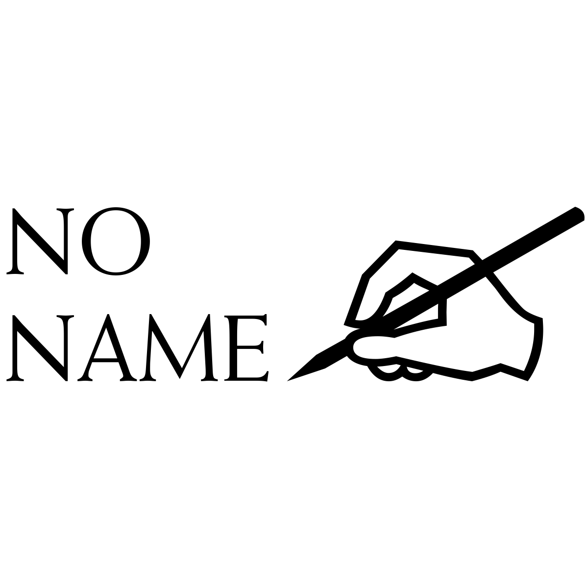 No Name Hand Teacher Grading Stamp