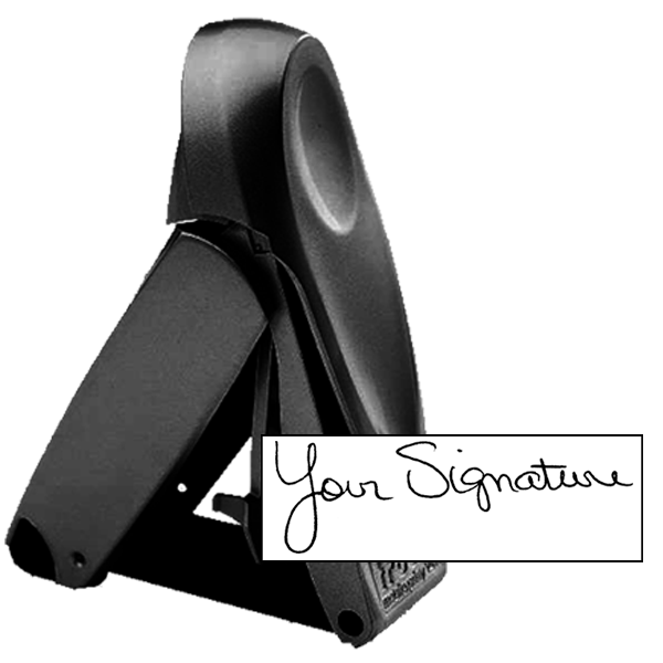 Self Inking Pocket Signature Stamp