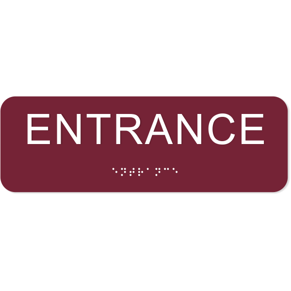 Entrance ADA Sign