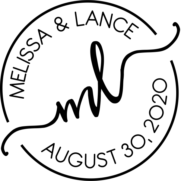 Clean Round Save the Date Stamp