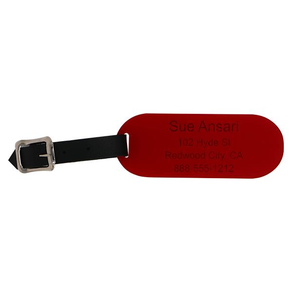 Acrylic Luggage Tags