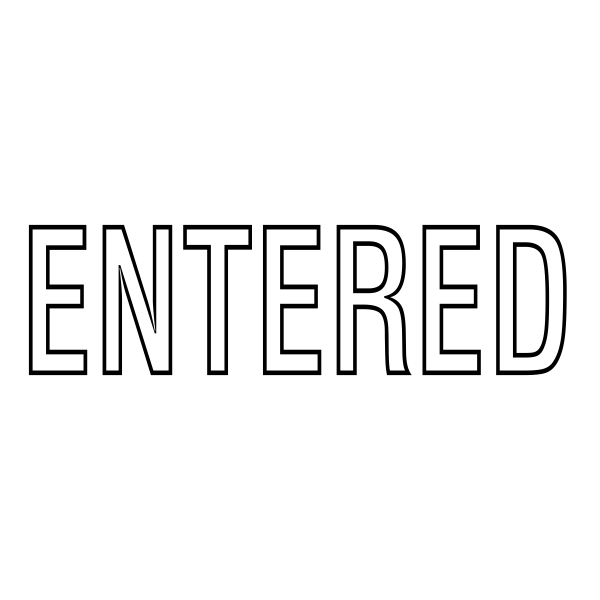 Entered Stock Stamp