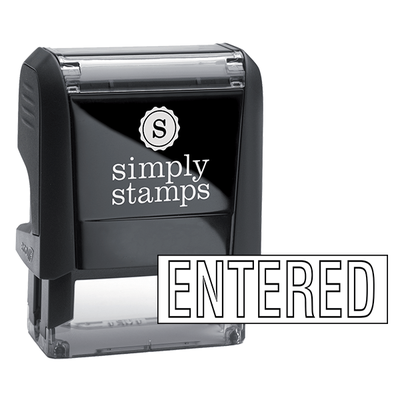 Entered Business Stamp