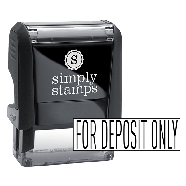 For Deposit Only Stock Stamp