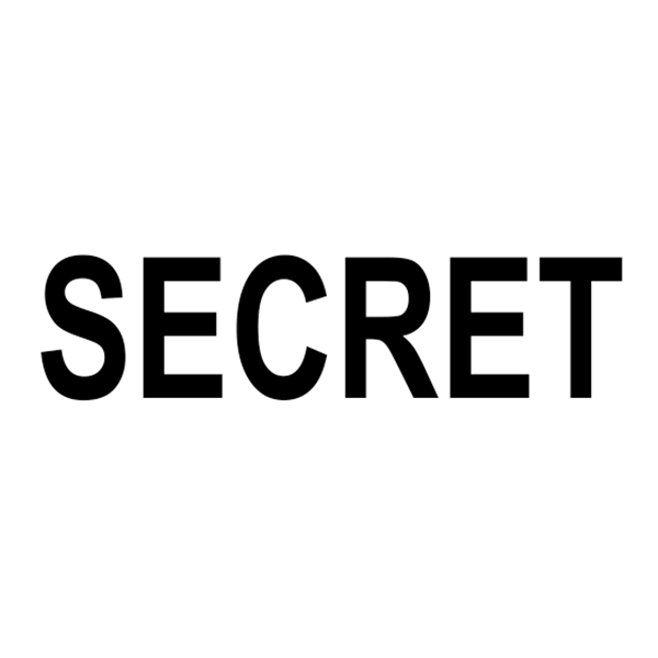 SECRET Stock Stamp
