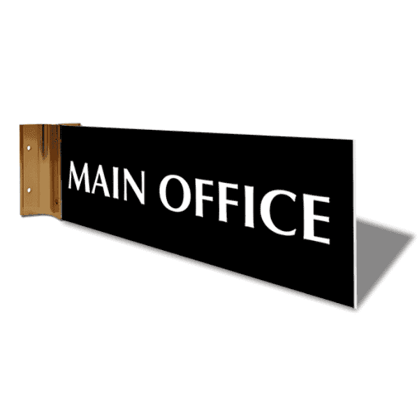 Main Office Projection Sign | 4" x 12"