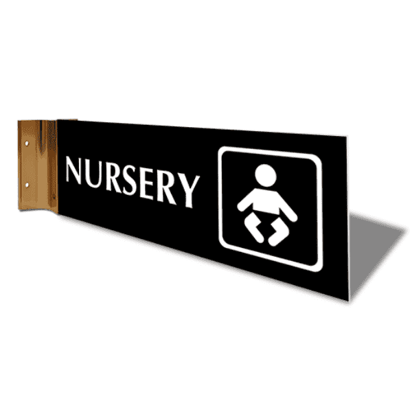 Nursery Projection Sign | 4" x 12"