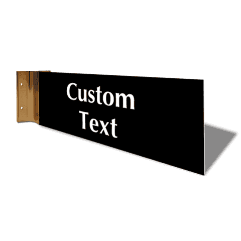 Custom Text 4" x 12" Corridor Sign
