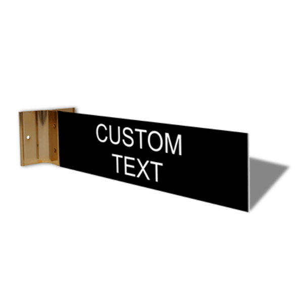 Custom Text 2" x 8" Corridor Sign