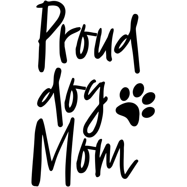 Proud Dog Mom Car Decal 904 Custom