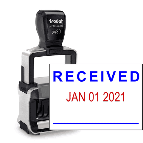 Trodat Professional Received Date Stamp