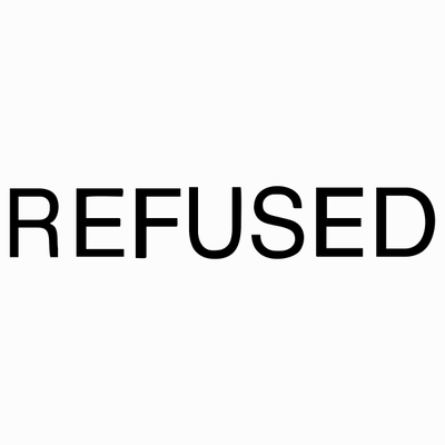 Refused Stock Stamp - alternate view