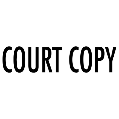 Court Copy Stock Stamp - alternate view