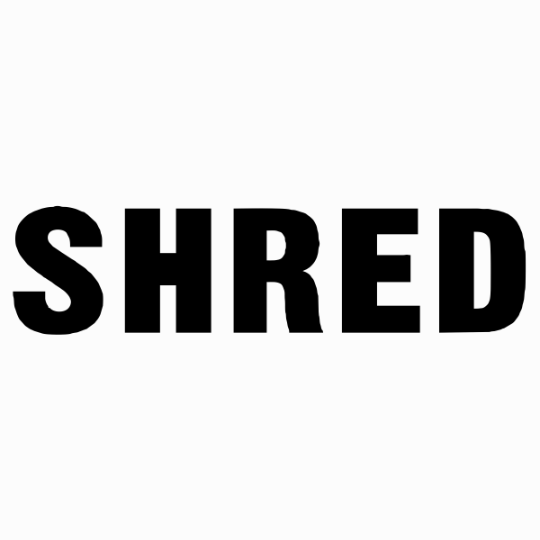 Shred Stock Stamp 